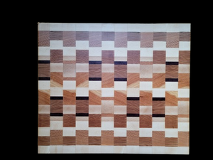 Reclaimed 80 yr old Douglas Fir, Eastern Maple and Purple Heart