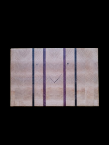 Happy Face! Eastern Maple, Purple Heart and Black Walnut