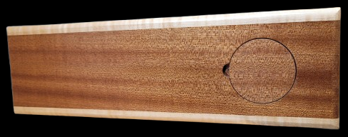 Sapele and Flame Eastern Maple 3 Track Crib Board